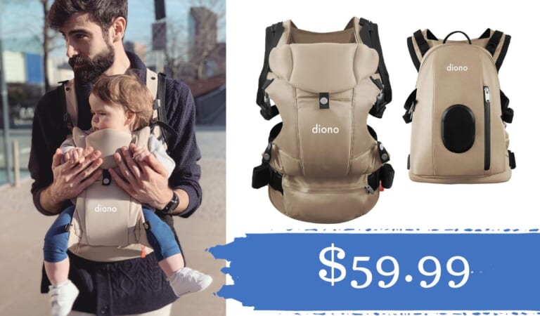 Diono 4-In-1 Baby Carrier With Backpack $59.99 (reg. $180)