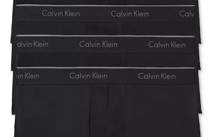 Calvin Klein Men's Micro Stretch Low Rise Trunk Underwear 5-Pack for $34 + free shipping