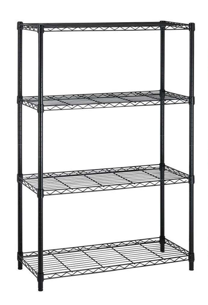 4-Shelf Height Adjustable Wire Shelving Unit for $40 + free shipping