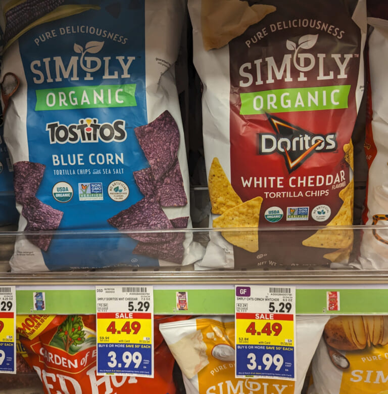 Frito-Lay Simply Snacks As Low As $3.49 Per Bag At Kroger (Regular Price $5.29)