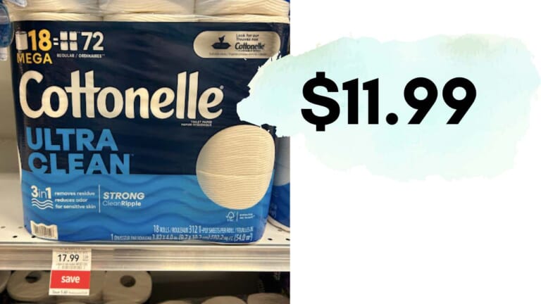 Get Cottonelle 18-ct Bath Tissue for Just $11.99