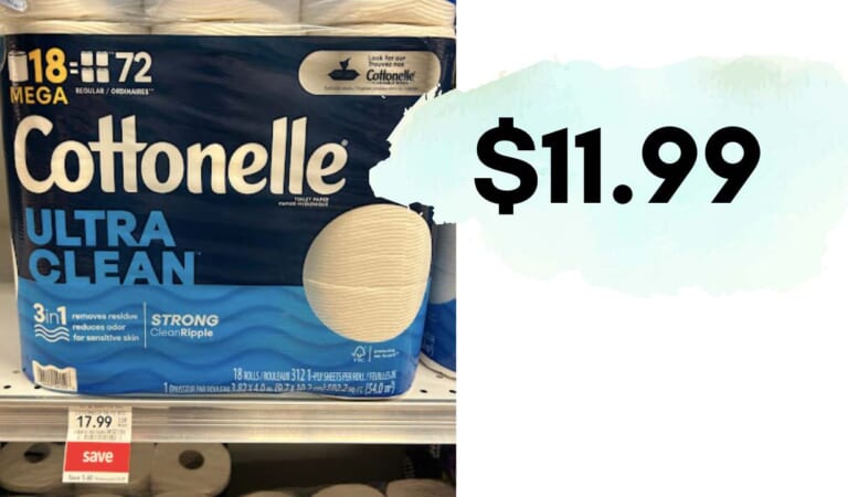 Get Cottonelle 18-ct Bath Tissue for Just $11.99