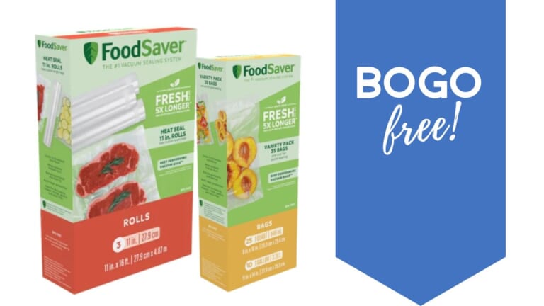 B1G1 Free Foodsaver Multi-Pack Bags & Containers