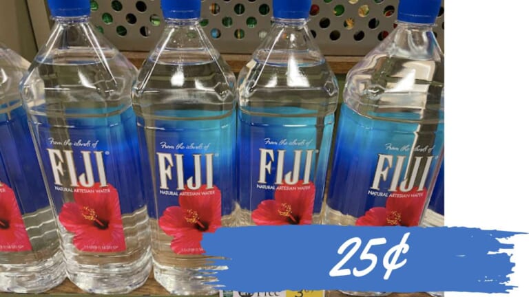 25¢ Fiji Artesian Water at Publix