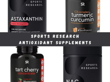 Today Only! Sports Research Antioxidant Supplements from $15.96 (Reg. $19.95+)