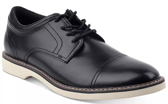 Alfani Men's Theo Cap Toe Oxford Dress Shoes for $30 + free shipping w/ $49