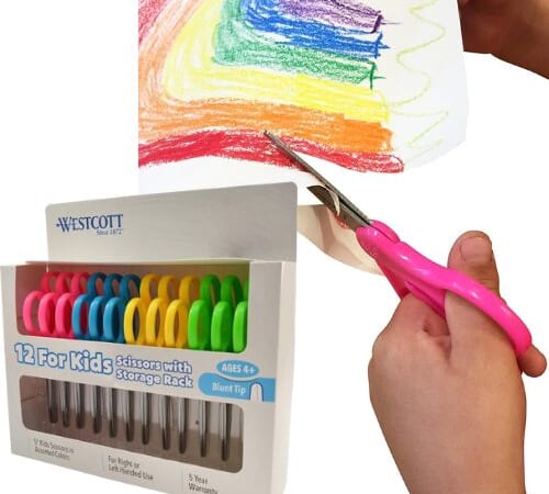 Westcott 5’’ Blunt Safety Scissors For Kids, 12-Pack $9.98 (Reg. $33) – 83¢ Each, FAB Ratings!