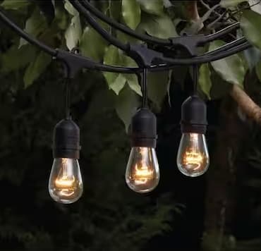 Incandescent Edison 24-ft. String Lights (12 Lights) only $16.49 shipped (Reg. $55!)