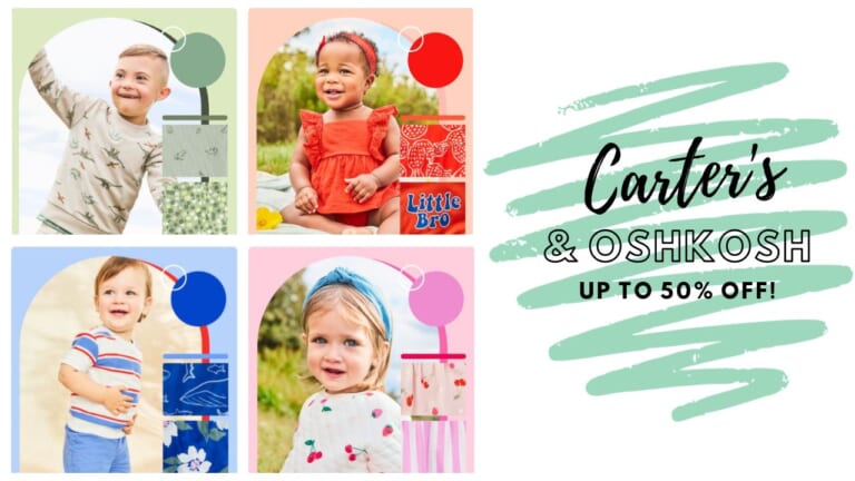 Up to 50% Off at Carter’s and OshKosh