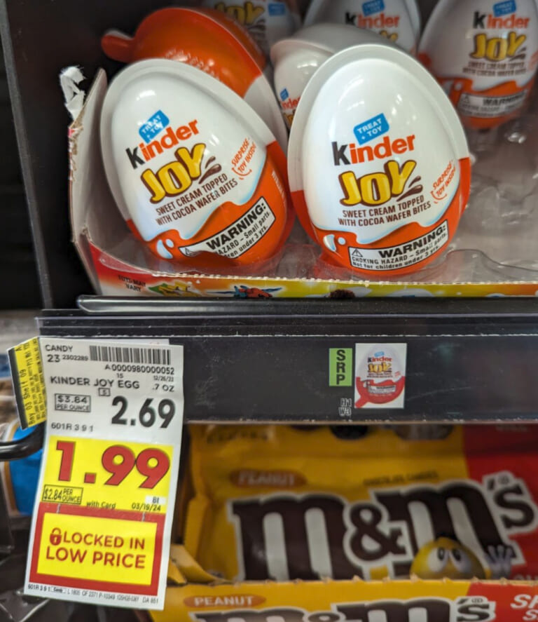 Kinder Joy Eggs Just $1.24 At Kroger