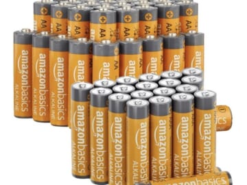 Amazon Basics Alkaline High-Performance Batteries (AA, AAA)