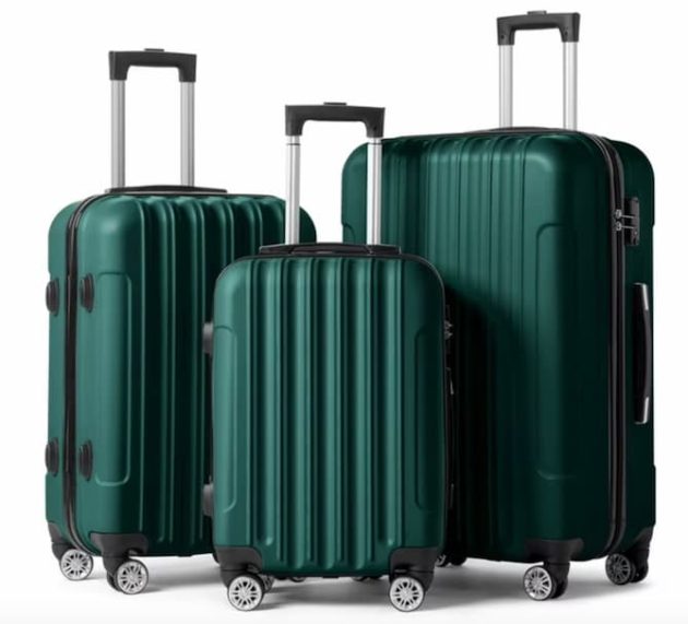 3-Piece Nested Spinner Suitcase Luggage Set