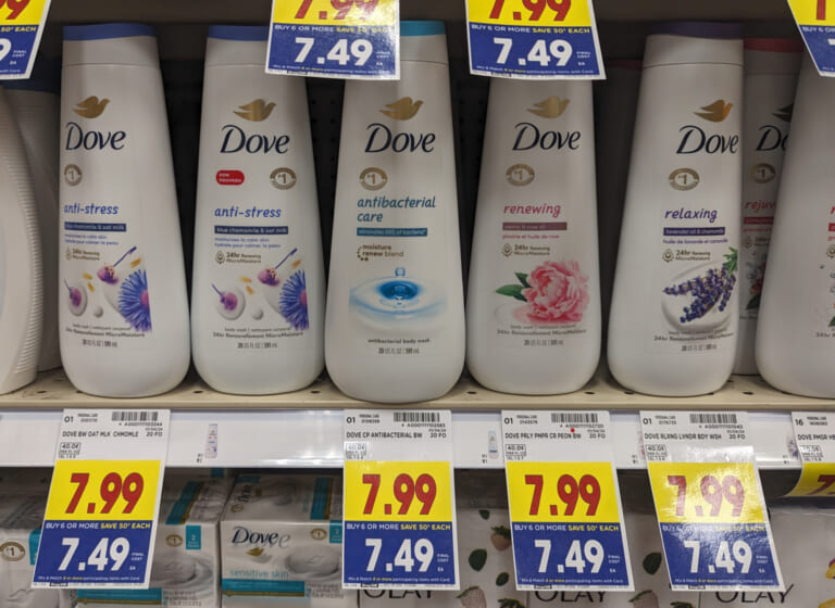 Dove Body Wash As Low As $3.99 At Kroger (Regular Price $7.99)