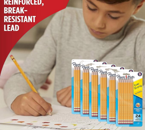 Paper Mate 144-Count EverStrong #2 Reinforced Pencils as low as $7.53 Shipped Free (Reg. $46.14) – 5¢/Pencil