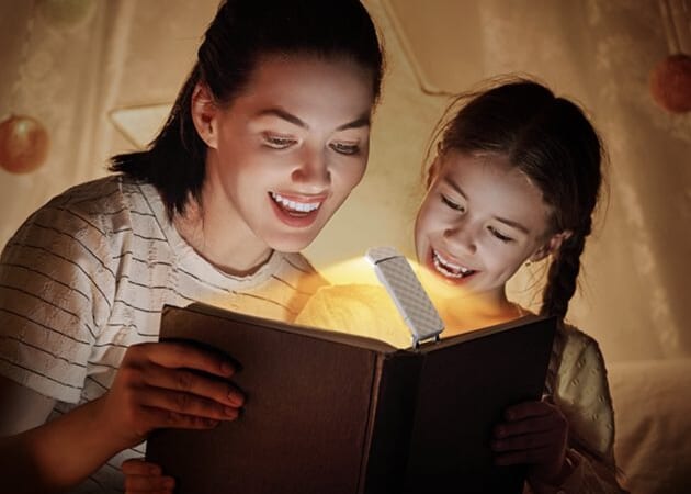 LED Rechargeable Book Light with Timer only $6.99!