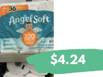 Get Angel Soft Bath Tissue for $4.24 at Walgreens