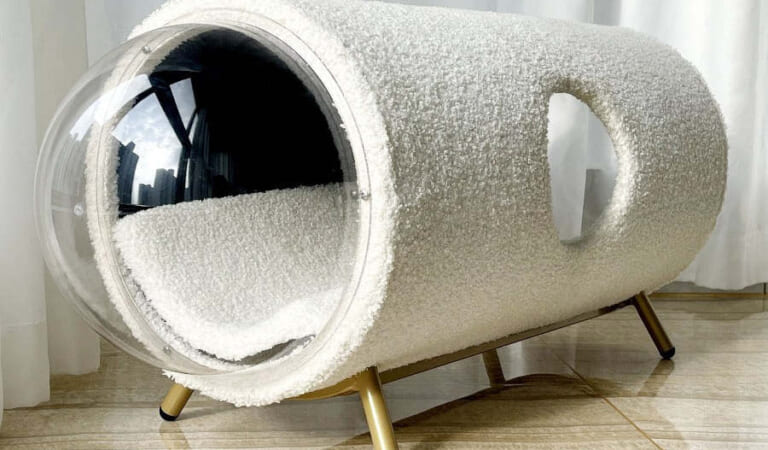 39.3" Space Capsule Cat Bed for $30 + free shipping