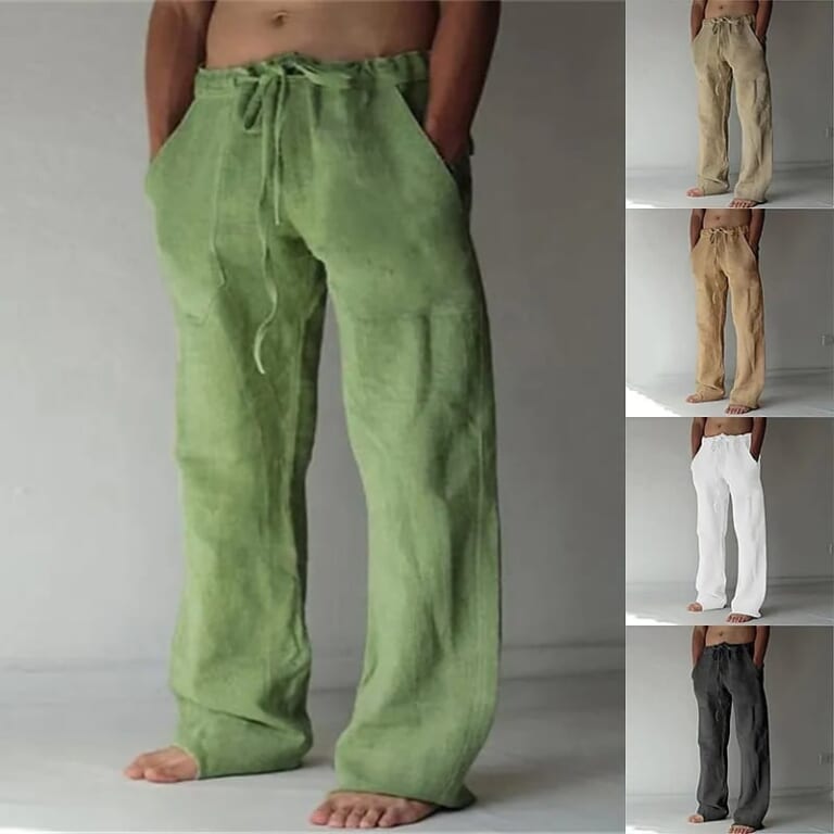 Rogoman Men's Straight-Leg Pants for $9 + $5 s&h