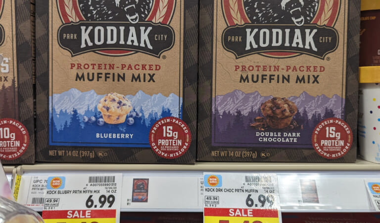 Kodiak Protein-Packed Muffin Mix As Low As $4.49 At Kroger (Regular Price $6.99)