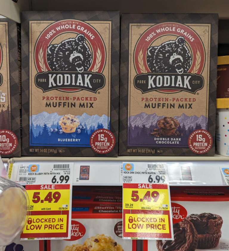 Kodiak Protein-Packed Muffin Mix As Low As $4.49 At Kroger (Regular Price $6.99)