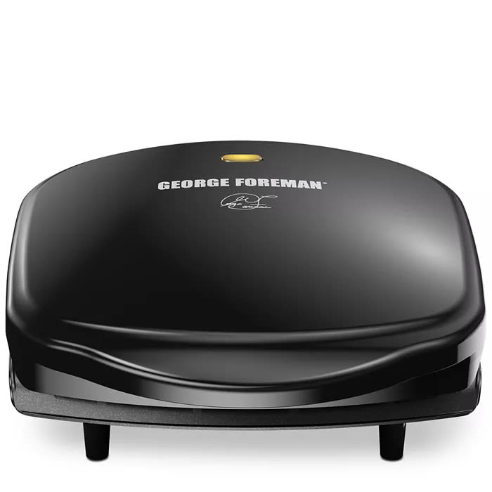 George Foreman 2-Serving Classic Plate Electric Indoor Grill & Panini Press for $17 + free shipping w/ $25