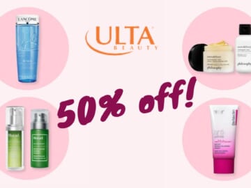 Ulta Beauty | 50% Off Lancome, Murad, Philosophy, & Strivectin Today Only!