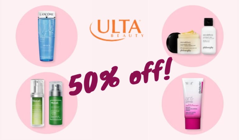 Ulta Beauty | 50% Off Lancome, Murad, Philosophy, & Strivectin Today Only!