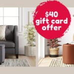 Free $40 Target Gift Card When You Spend $200 On Furniture