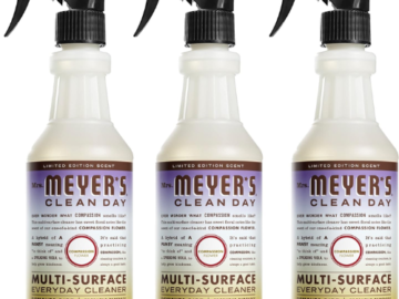 Mrs. Meyer’s 3-Pack Clean Day All-Purpose Cleaner Spray, Compassion Flower as low as $7.47 (Reg. $14.48) – $2.49/16 Oz Bottle