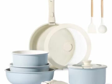 CAROTE 11pcs Pots and Pans Set