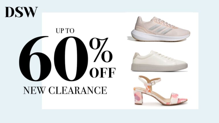 Up to 60% Off New Clearance at DSW