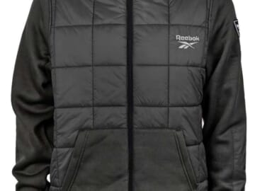 Reebok Men's Mixed Media Jacket for $35 + free shipping