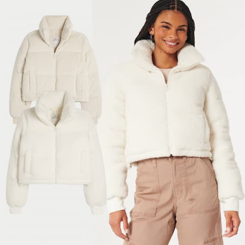 Hollister Ultimate Mini Puffer Jacket as low as $36.99 (Reg. $100!)