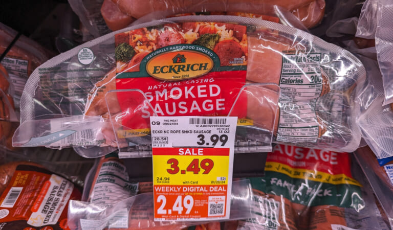 Grab Eckrich Smoked Sausage For $2.49 At Kroger