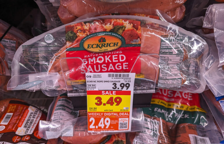 Grab Eckrich Smoked Sausage For $2.49 At Kroger