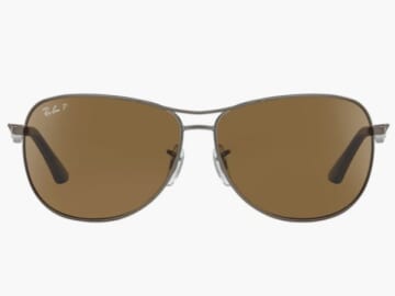 59mm Polarized Aviator Sunglasses