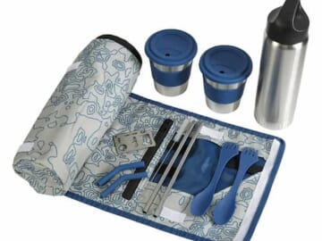 Ozark Trail 10-Piece Reusable Cutlery & Drinkware Combo Set only $6.95 (Reg. $20!)