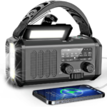 Fimilo 10,000mAh NOAA AM/FM Emergency Crank Weather Radio w/ Flashlight for $25 + free shipping w/ $35