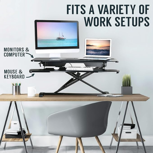 Standing 2 Desk Converter, 37 Inch $171 Shipped Free (Reg. $230) – 6.9K+ FAB Ratings!