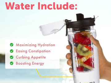 Brimma Fruit Infuser Water Bottle, 32 oz $16.75 (Reg. $26.99) – 8.8K+ FAB Ratings!