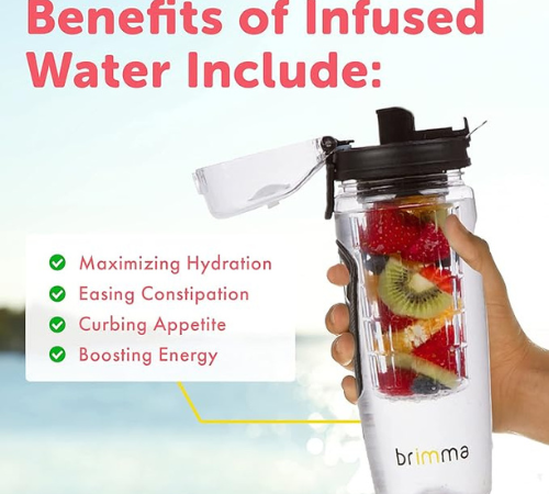 Brimma Fruit Infuser Water Bottle, 32 oz $16.75 (Reg. $26.99) – 8.8K+ FAB Ratings!