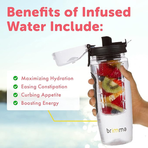 Brimma Fruit Infuser Water Bottle, 32 oz $16.75 (Reg. $26.99) – 8.8K+ FAB Ratings!