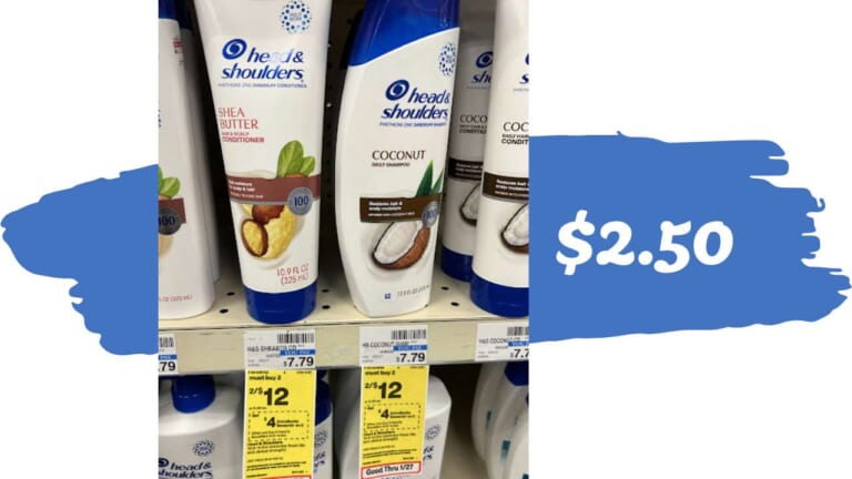 $2.50 Head & Shoulders Haircare at CVS