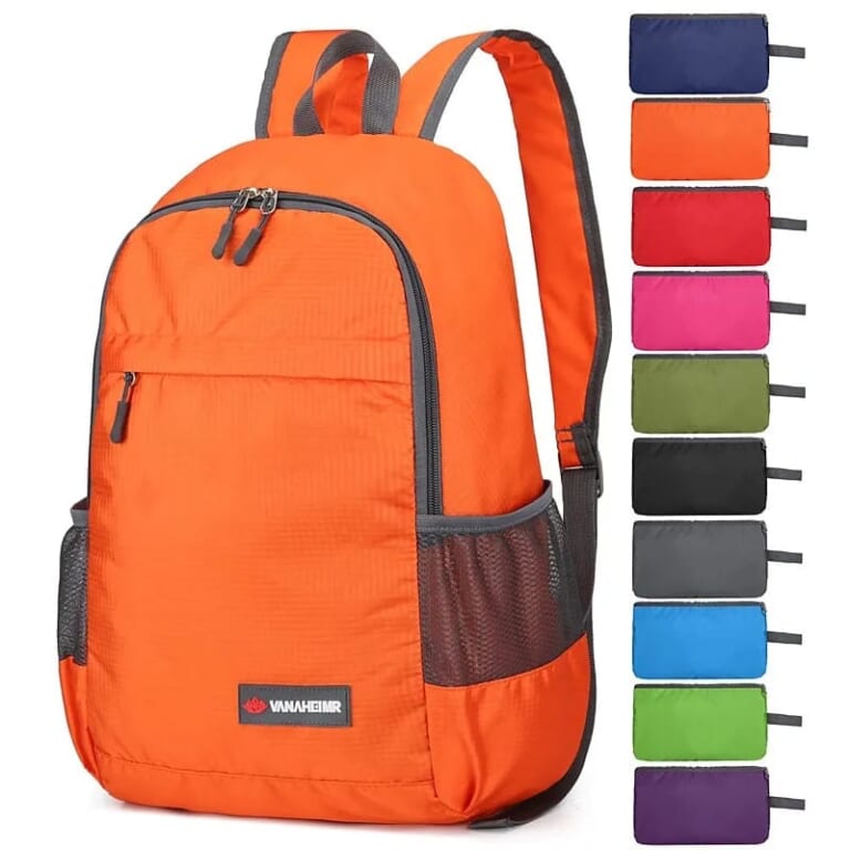 Packable Hiking Backpack for $9 + $4 s&h