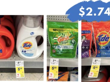 Pick Up $2.74 Gain & Tide Laundry Care at Walgreens
