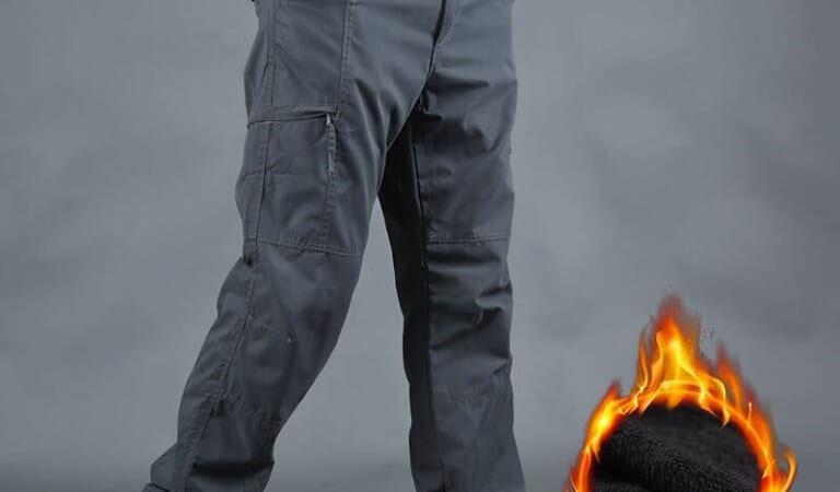 Vvcloth Men's Fleece-Lined Cargo Pants for $19 + $6 shipping