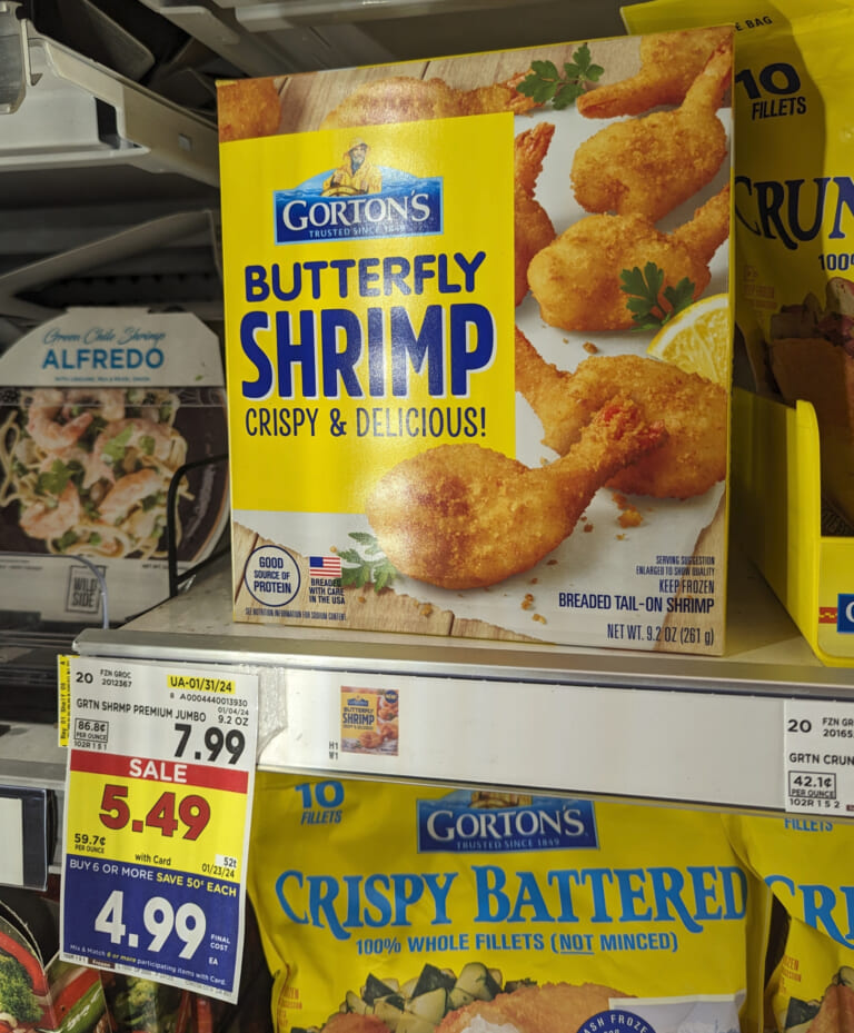 Get Gorton’s Seafood For As Low As $3.24 At Kroger