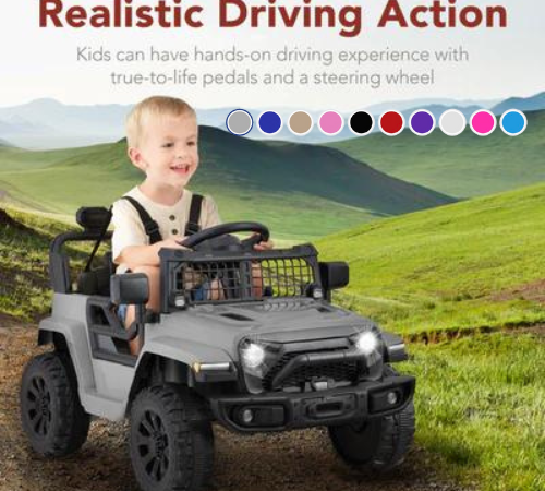 Kids Ride-On Truck w/ Parent Remote Control $119.99 After Code (Reg. $200) – 10 Colors