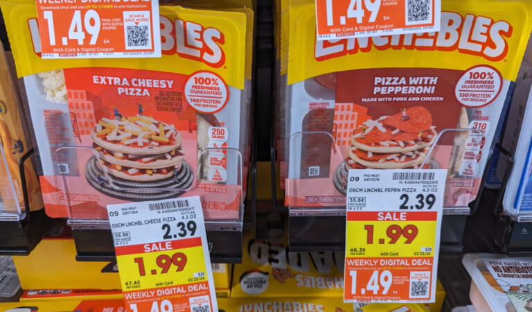 Oscar Mayer Lunchables Just $1.24 At Kroger