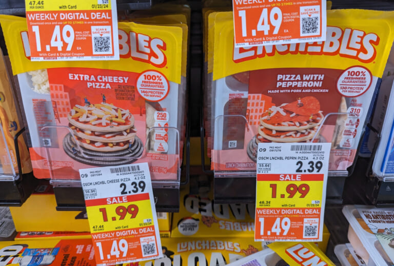 Oscar Mayer Lunchables Just $1.24 At Kroger